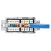 Tripp Lite N237A-P18N-WHSH networking cable Blue 18" (0.457 m) Cat6a F/UTP (FTP)2