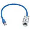 Tripp Lite N237A-P18N-WHSH networking cable Blue 18" (0.457 m) Cat6a F/UTP (FTP)4