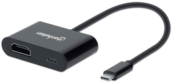 Manhattan 153416 USB graphics adapter Black1