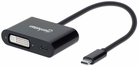 Manhattan 153423 USB graphics adapter 1920 x 1200 pixels Black1