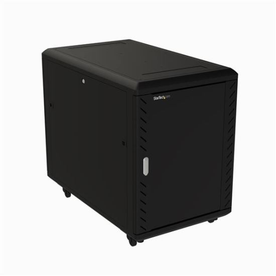 StarTech.com RK1536BKF rack cabinet 15U Freestanding rack Black1