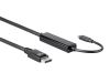 Monoprice 24443 video cable adapter 35.4" (0.9 m) USB Type-C DisplayPort Black1