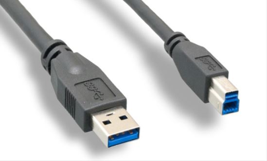 Axiom USB3ABMM10-AX USB cable 119.7" (3.04 m) USB 3.2 Gen 1 (3.1 Gen 1) USB A USB B Black1