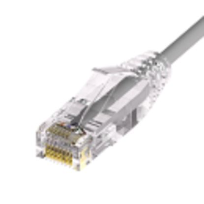 Unirise Clearfit Slim networking cable Gray 11.8" (0.3 m) Cat6a U/UTP (UTP)1