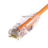 Unirise Clearfit Slim networking cable Orange 47.2" (1.2 m) Cat6a U/UTP (UTP)1