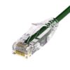 Unirise Clearfit Slim networking cable Green 59.1" (1.5 m) Cat6a U/UTP (UTP)1