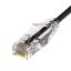 Picture of Unirise Clearfit Slim networking cable Black 299.2" (7.6 m) Cat6a U/UTP (UTP)