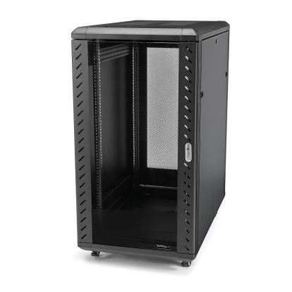 StarTech.com RK1836BKF rack cabinet 18U Freestanding rack Black1