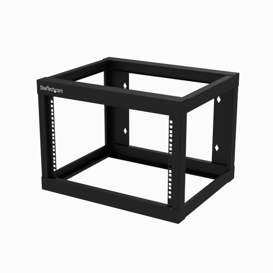 StarTech.com RK619WALLO rack cabinet 6U Wall mounted rack Black1