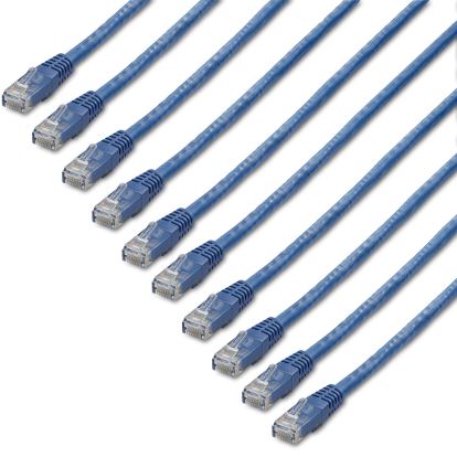 StarTech.com C6PATCH6BL10PK networking cable Blue 71.7" (1.82 m) Cat6 U/UTP (UTP)1