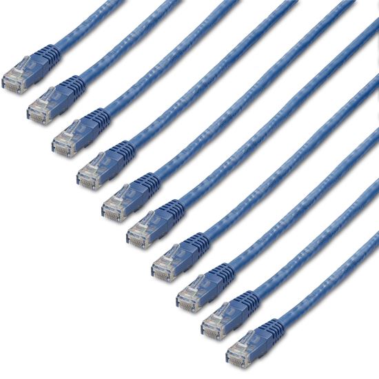 StarTech.com C6PATCH6BL10PK networking cable Blue 71.7" (1.82 m) Cat6 U/UTP (UTP)1