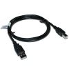 Weltron 90-USB-AB-06 USB cable 70.9" (1.8 m) USB 2.0 USB A USB B Black2