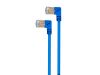 Monoprice 31016 networking cable Blue 11.8" (0.3 m) Cat6a S/FTP (S-STP)2