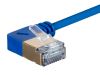 Monoprice 31016 networking cable Blue 11.8" (0.3 m) Cat6a S/FTP (S-STP)3