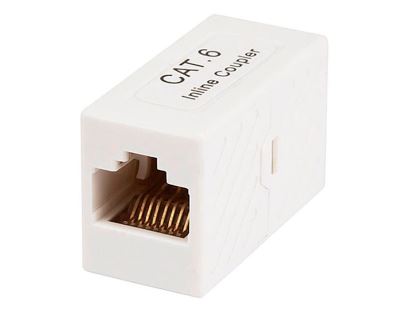 Monoprice 7286 cable gender changer RJ45 White1