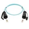 Tripp Lite N820-01M-IND fiber optic cable 39.4" (1 m) LC OM3 Aqua color3