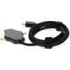 AddOn Networks HDMI4KDPMDPC-AA video cable adapter 70.9" (1.8 m) HDMI Type A (Standard) DisplayPort + Mini DisplayPort + USB Type-C Black3