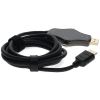 AddOn Networks HDMI4KDPMDPC-AA video cable adapter 70.9" (1.8 m) HDMI Type A (Standard) DisplayPort + Mini DisplayPort + USB Type-C Black6
