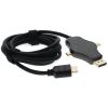 AddOn Networks HDMI4KDPMDPC-AA video cable adapter 70.9" (1.8 m) HDMI Type A (Standard) DisplayPort + Mini DisplayPort + USB Type-C Black7