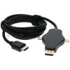 AddOn Networks HDMI4KDPMDPC-AA video cable adapter 70.9" (1.8 m) HDMI Type A (Standard) DisplayPort + Mini DisplayPort + USB Type-C Black8