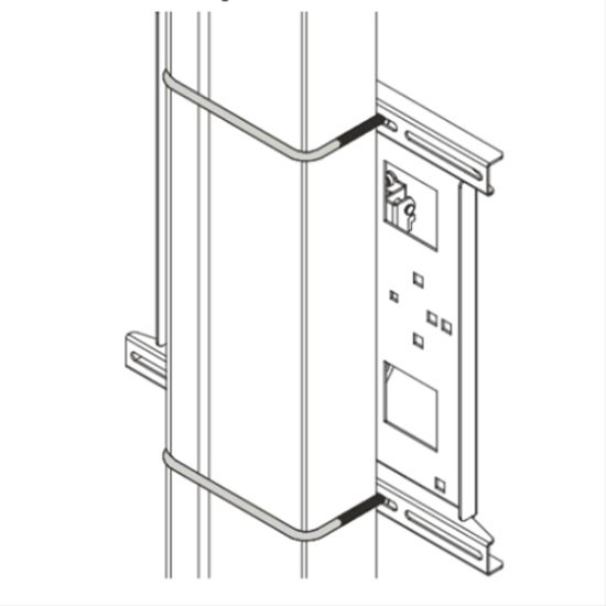 Chief Square U-Bolt Set1