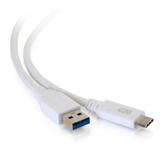 C2G 28835 USB cable 35.4" (0.9 m) USB 3.2 Gen 1 (3.1 Gen 1) USB C USB A White1