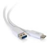 C2G 28837 USB cable 118.1" (3 m) USB 3.2 Gen 1 (3.1 Gen 1) USB A USB C White1