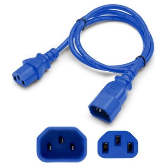 AddOn Networks ADD-C132C1418AWG7FTBE power cable Blue 83.9" (2.13 m) C13 coupler C14 coupler1