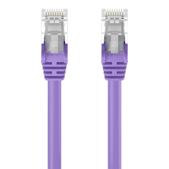 Belkin A3L980-04-PUR-S networking cable Purple 47.6" (1.21 m) Cat6 U/UTP (UTP)1