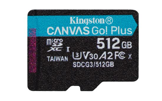 Kingston Technology Canvas Go! Plus 512 GB MicroSD UHS-I Class 101