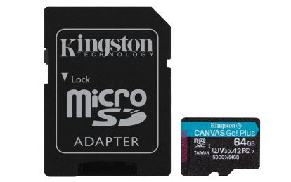 Kingston Technology Canvas Go! Plus 64 GB MicroSD UHS-I Class 101