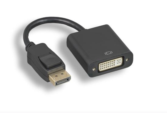 Axiom DPMDVIFK-AX video cable adapter DisplayPort DVI-I Black1