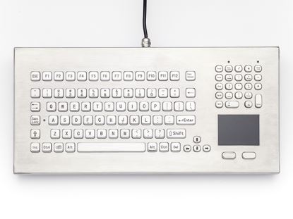 iKey DT-102-SS-NI keyboard PS/2 Stainless steel1