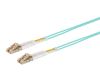 Monoprice 38359 fiber optic cable 590.6" (15 m) LC OFNR OM4 Aqua color1