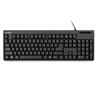 Rocstor KS20T keyboard USB US International Black1