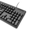 Rocstor KS20T keyboard USB US International Black3