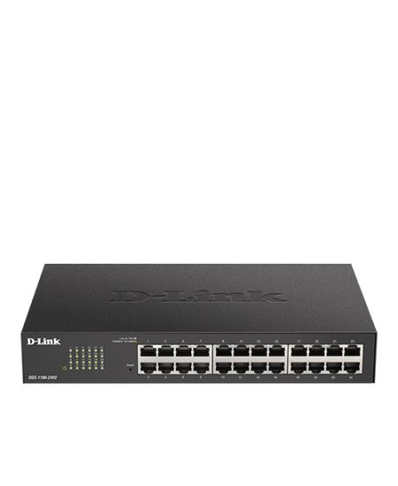 D-Link DGS-1100-24V2 network switch Managed L2 Gigabit Ethernet (10/100/1000) 1U Black1