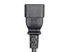 Monoprice 27311 power cable Black 59.1" (1.5 m) C14 coupler IEC C135