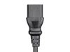 Monoprice 27311 power cable Black 59.1" (1.5 m) C14 coupler IEC C136