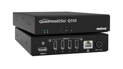Matrox QuadHead2Go Q155 Multi-Monitor Controller Appliance / Q2G-H4K1