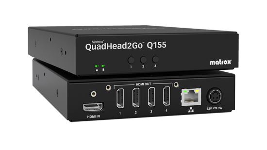 Matrox QuadHead2Go Q155 Multi-Monitor Controller Appliance / Q2G-H4K1