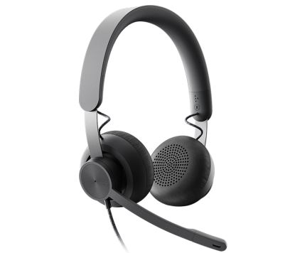 Logitech MSFT Teams Zone Wired Headset Head-band Office/Call center USB Type-C Graphite1