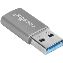 Rocstor Y10A207-G1 USB graphics adapter Aluminum, Gray1