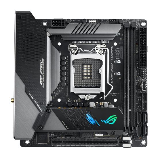 ASUS ROG STRIX Z490-I GAMING Intel Z490 LGA 1200 mini ITX1