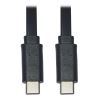 Tripp Lite U040-003-C-FL USB cable 36" (0.914 m) USB 2.0 USB C Black1