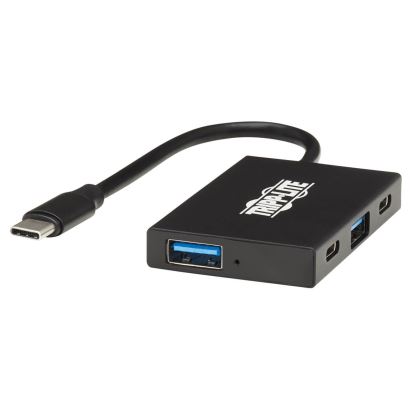 Tripp Lite U460-004-2A2C-2 interface hub USB 3.2 Gen 2 (3.1 Gen 2) Type-C 10000 Mbit/s Black1