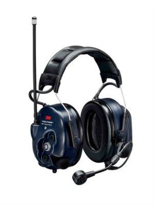 3M Peltor WS Litecom Pro III Headset Wireless Head-band Office/Call center Bluetooth Black, Navy1