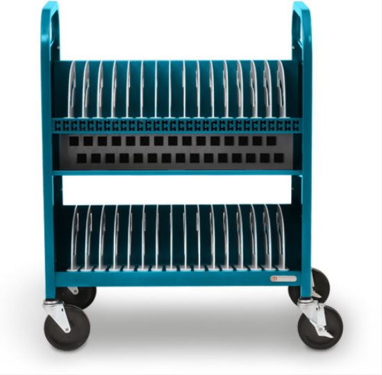 Bretford CUBE Transport Cart Portable device management cart Blue1