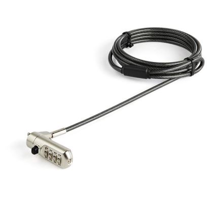 StarTech.com LTLOCKNANO cable lock Black, Stainless steel 78.7" (2 m)1