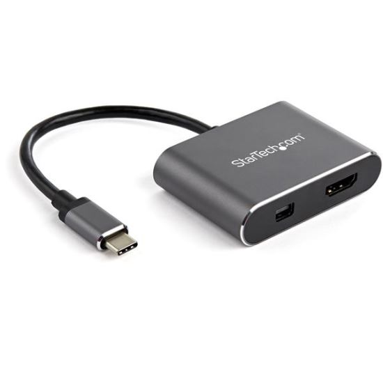 StarTech.com CDP2HDMDP USB graphics adapter 3840 x 2160 pixels Black, Gray1